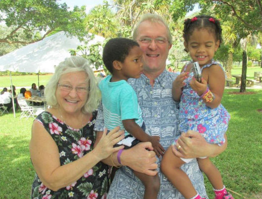  (L to R): The De Jong family: Terri, Samuel, Jack and Sarah