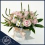 Blush Elegance Baby Flower Arrangement: Welcome Little One in Style