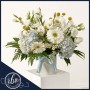 Flower arrangement for a newborn baby boy