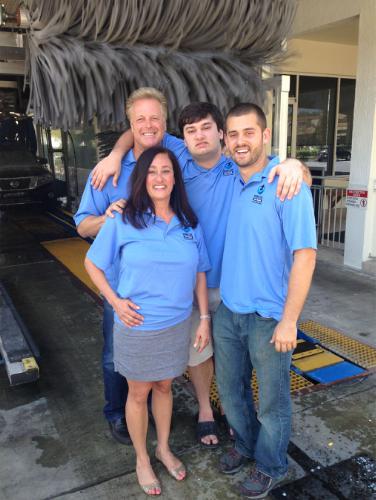 The DEri Family. Tide Car Wash. 