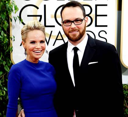 Actress Kristin Chenoweth shines in Levinson Jewelers at Golden Globe Awards