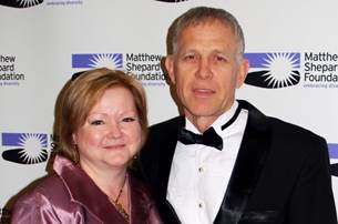 Judy and Dennis Shepard, LGBT civil rights activists and co-founders of the Matthew Shepard Foundation, will receive the Harvey Milk Honors Medal award at the inaugural Diversity Honors gala co-presented by the Harvey Milk Foundation and The Pride Center at Equality Park and hosted by the Seminole Hard Rock Hotel & Casino in Hollywood, Florida on Saturday, May 9 at 7 p.m.